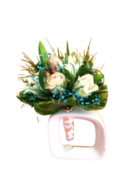 Bouquet de la mariée  blue corail