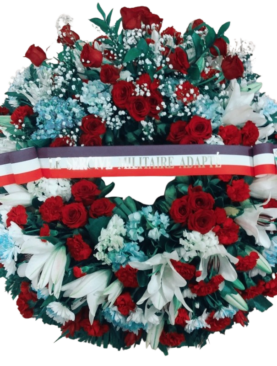 Commémoration - couronne de deuil