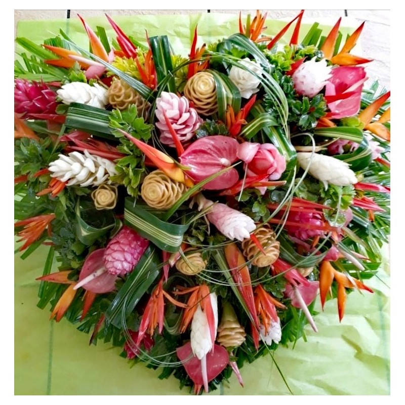 Paradis - Coeur fleurs tropicales Paradis - Coeur fleurs tropicales