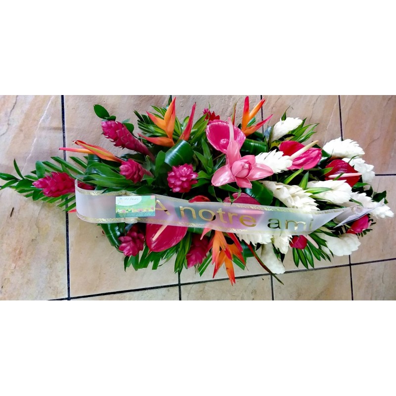 Requiem - Raquette de fleurs tropicales Requiem - Raquette de fleurs tropicales