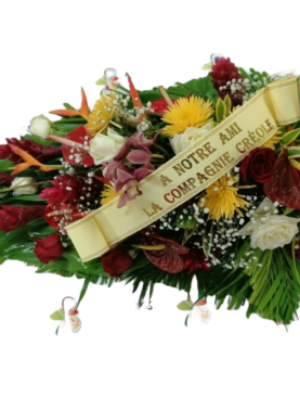 Condoléances - Gerbe piquée